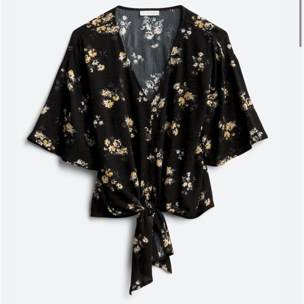 Women’s tie front blouse